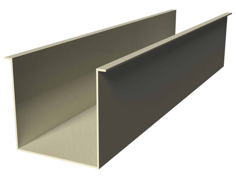 Example of a box gutter