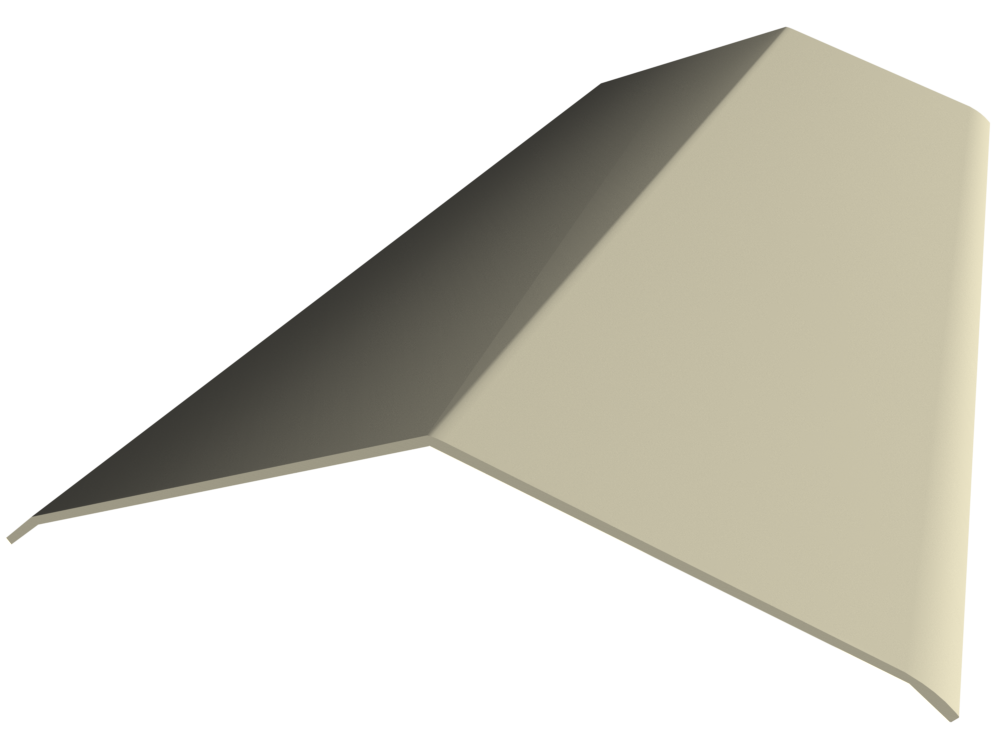 Example of roof ridging