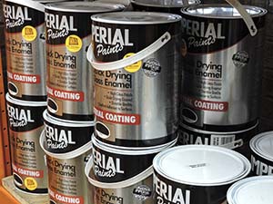 5 Liter paint tins