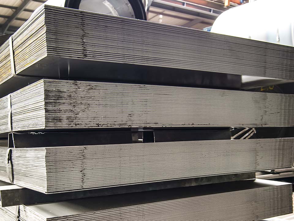 Bundles of steel plates
